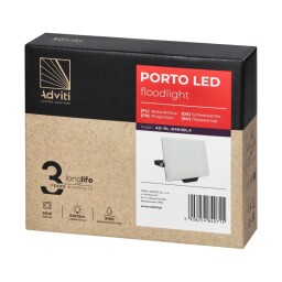 LED Reflektor AD-NL-6464BL4 PORTO LED 30W , 2400lm , 4000K , bezrámový